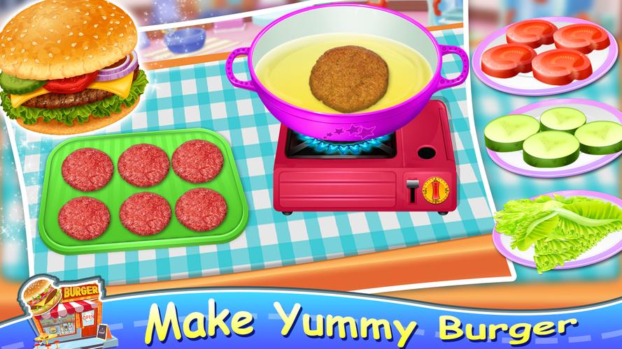 Pizza Burger - Cooking Games 螢幕截圖 1