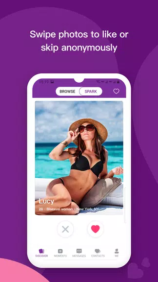 Les: Lesbian Dating & Chat App 螢幕截圖 1