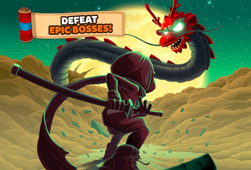 Schermata Ninja Dash Run - Offline Game Mod 1