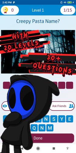 creepypasta quiz Captura de pantalla 2