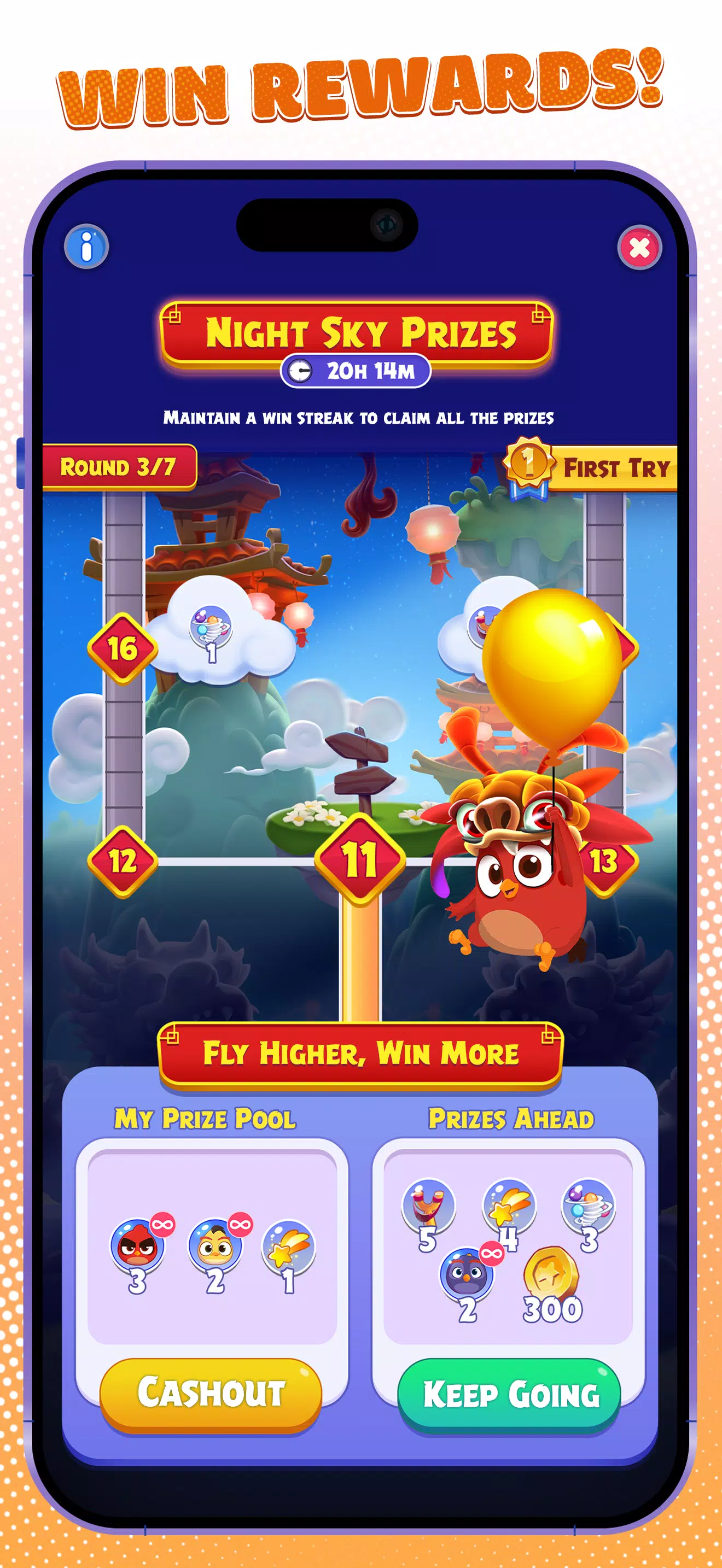 Angry Birds Dream Blast Captura de tela 3