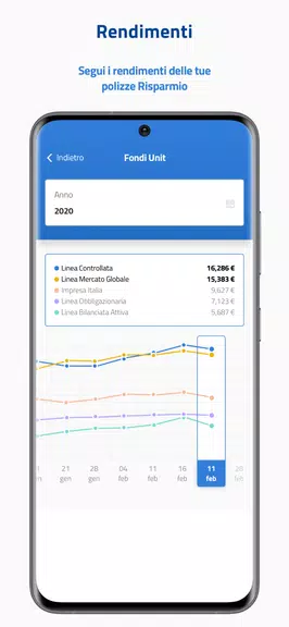 Schermata Reale Mutua Mobile 2