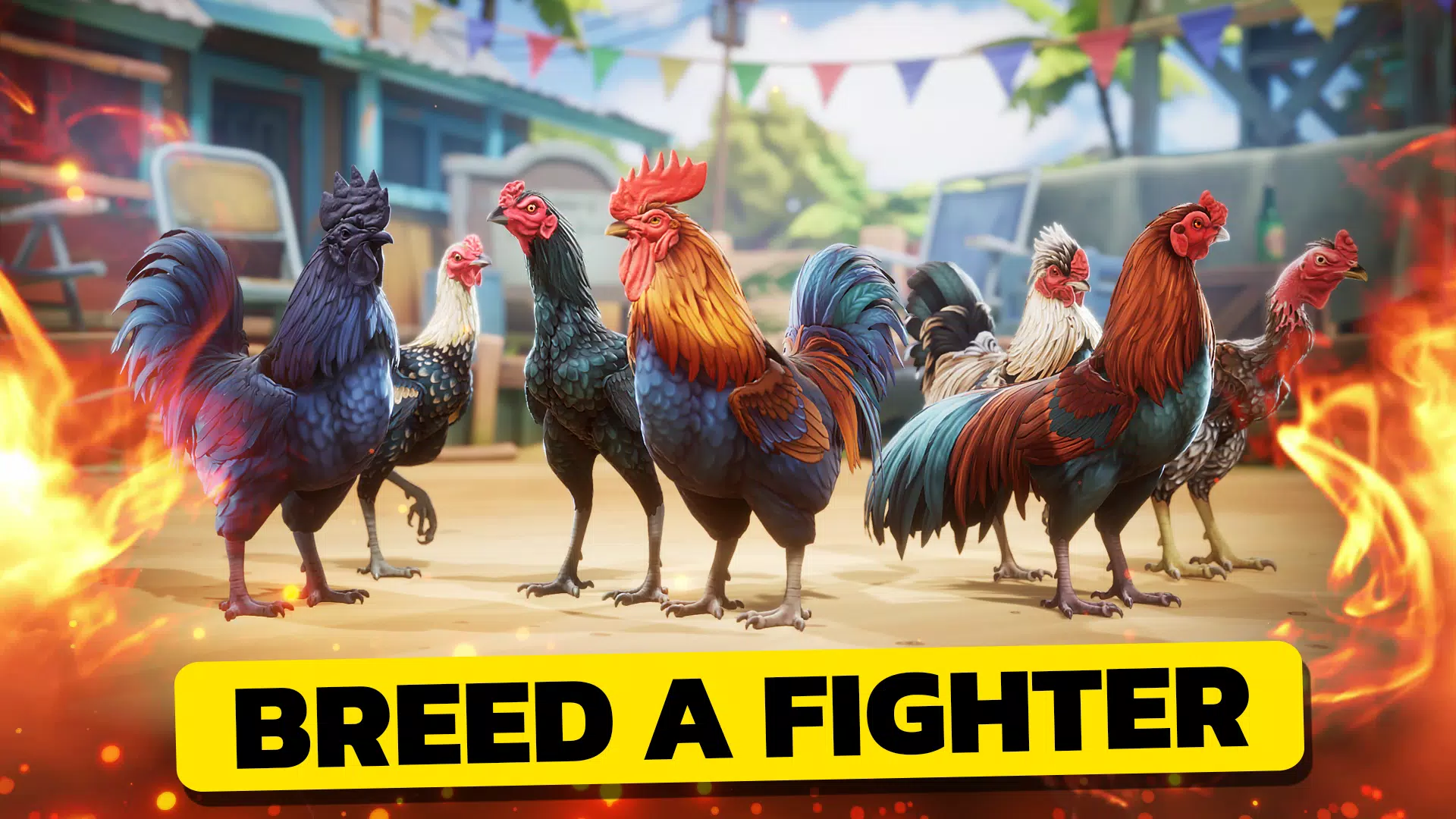 Rooster Fights Schermafbeelding 1