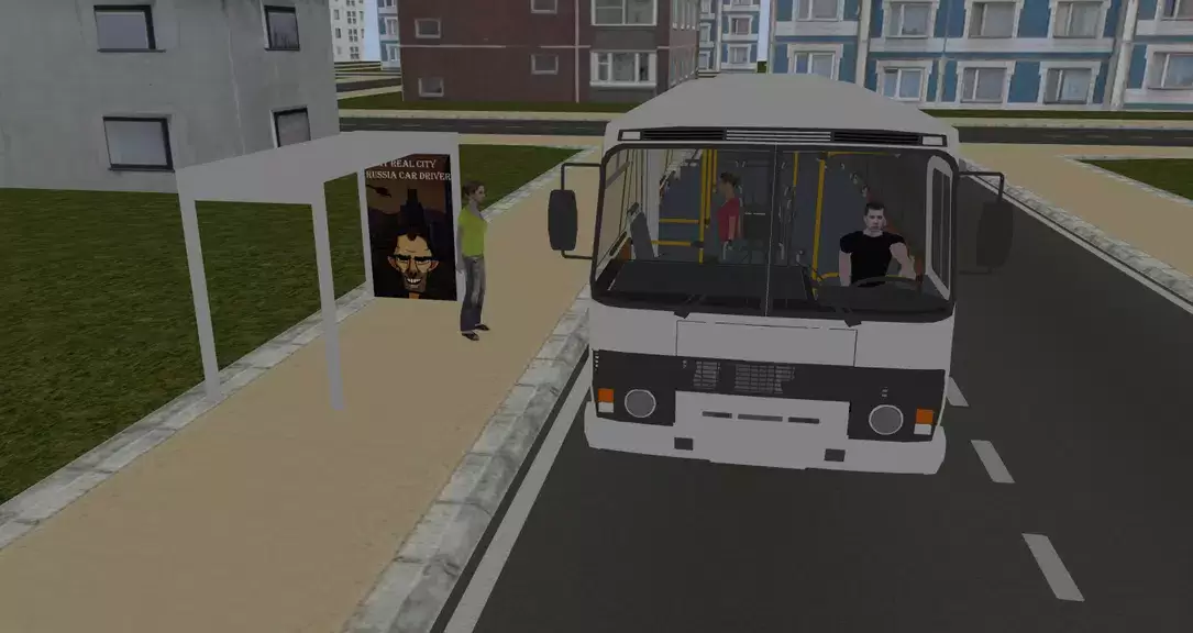 Russian Bus Simulator 3D Tangkapan skrin 2