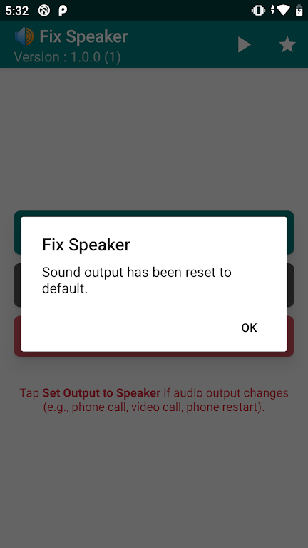 Fix Speaker - Disable Earphone 螢幕截圖 2