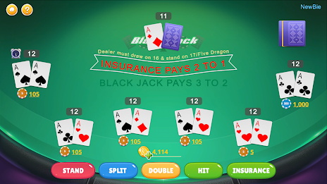 Blackjack - Casino World Zrzut ekranu 0