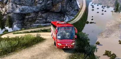 Coach Drive Simulator Bus Game Tangkapan skrin 0