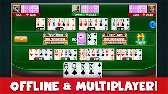 Canasta Plus Offline Card Game Captura de pantalla 2