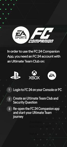 EA SPORTS™ FC 24 Companion Zrzut ekranu 0