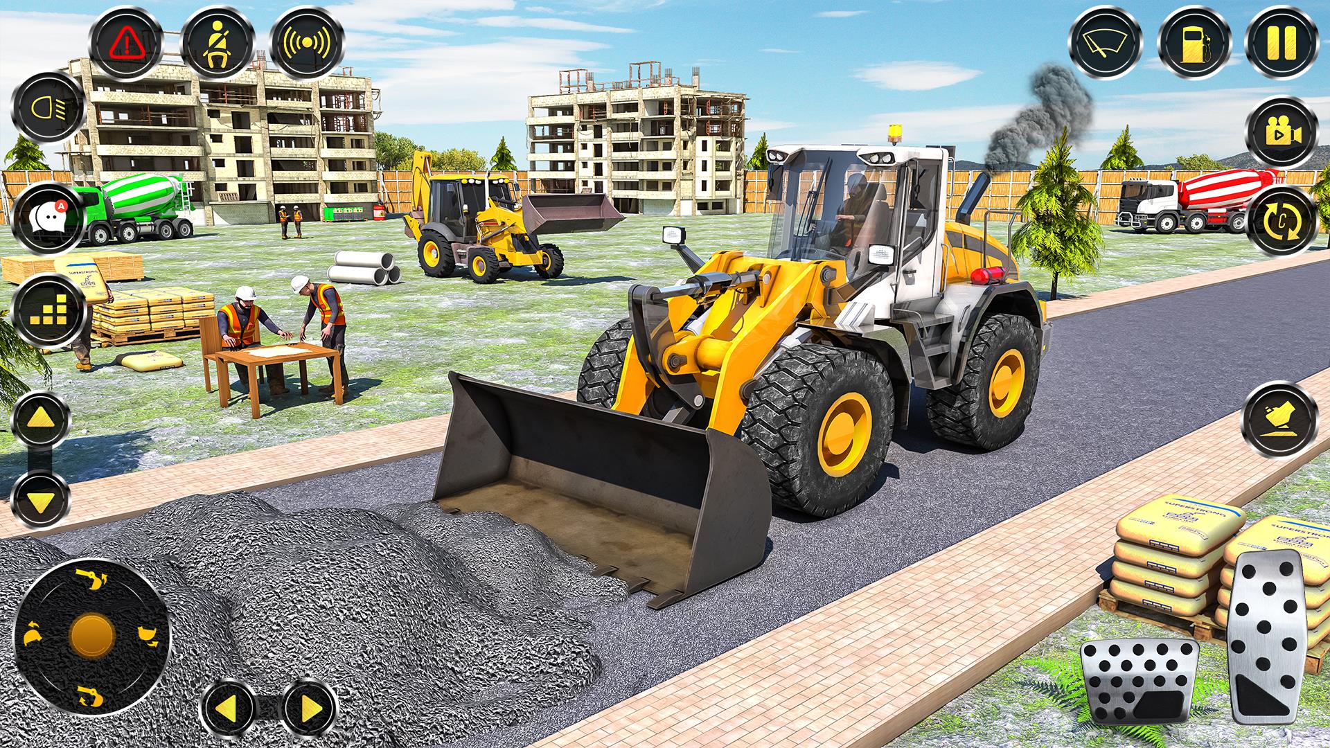 City Construction JCB Game 3D Ekran Görüntüsü 3