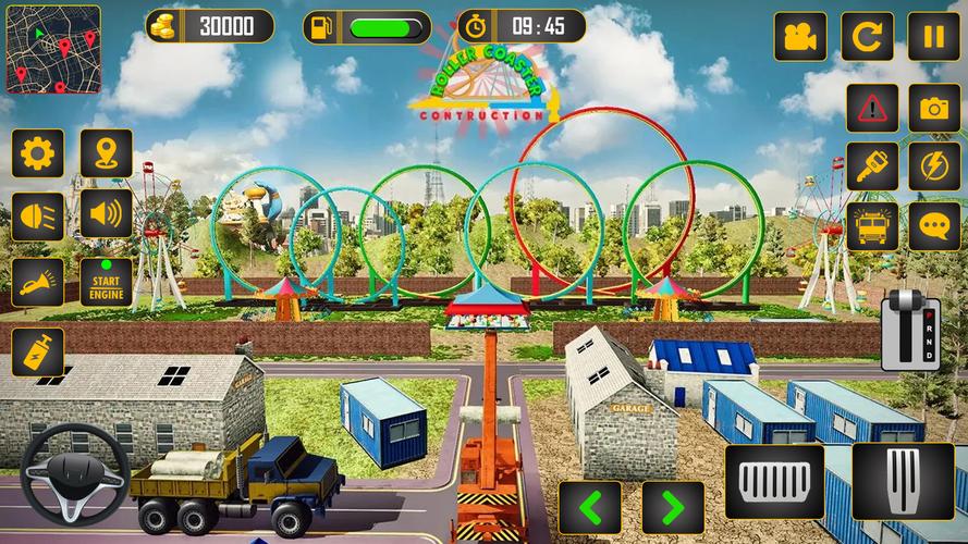 Roller Coaster Builder Game 螢幕截圖 1