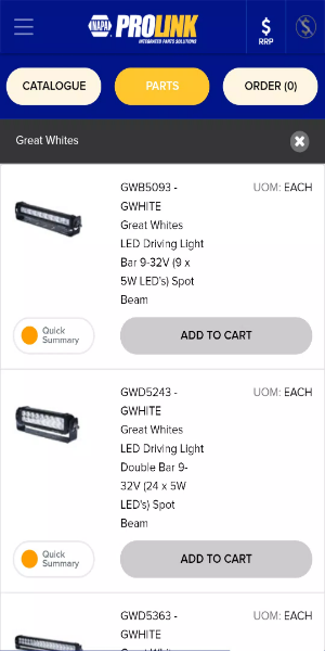 NAPA PROLink Mobile স্ক্রিনশট 1