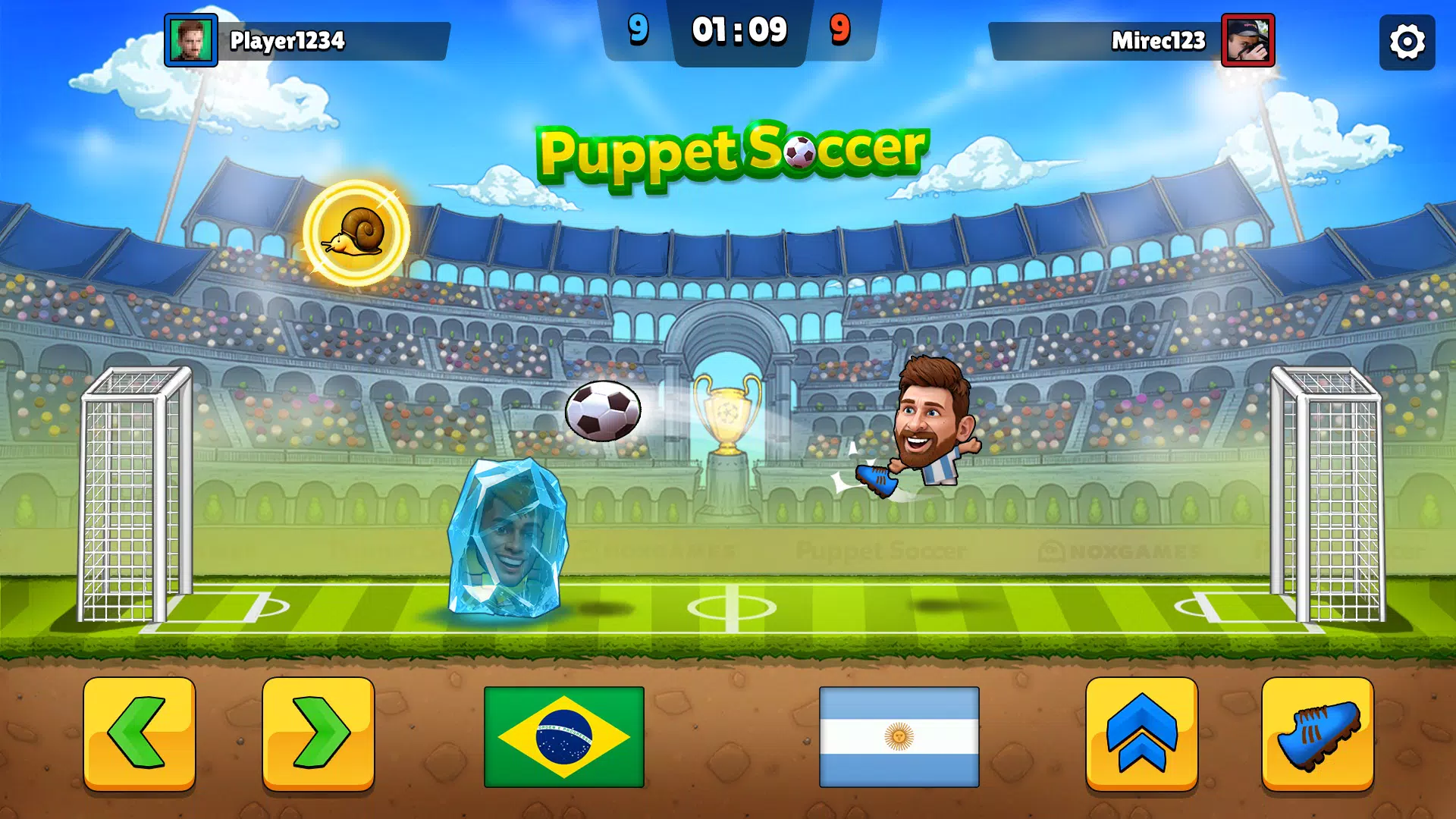 Puppet Soccer - Football Captura de tela 0