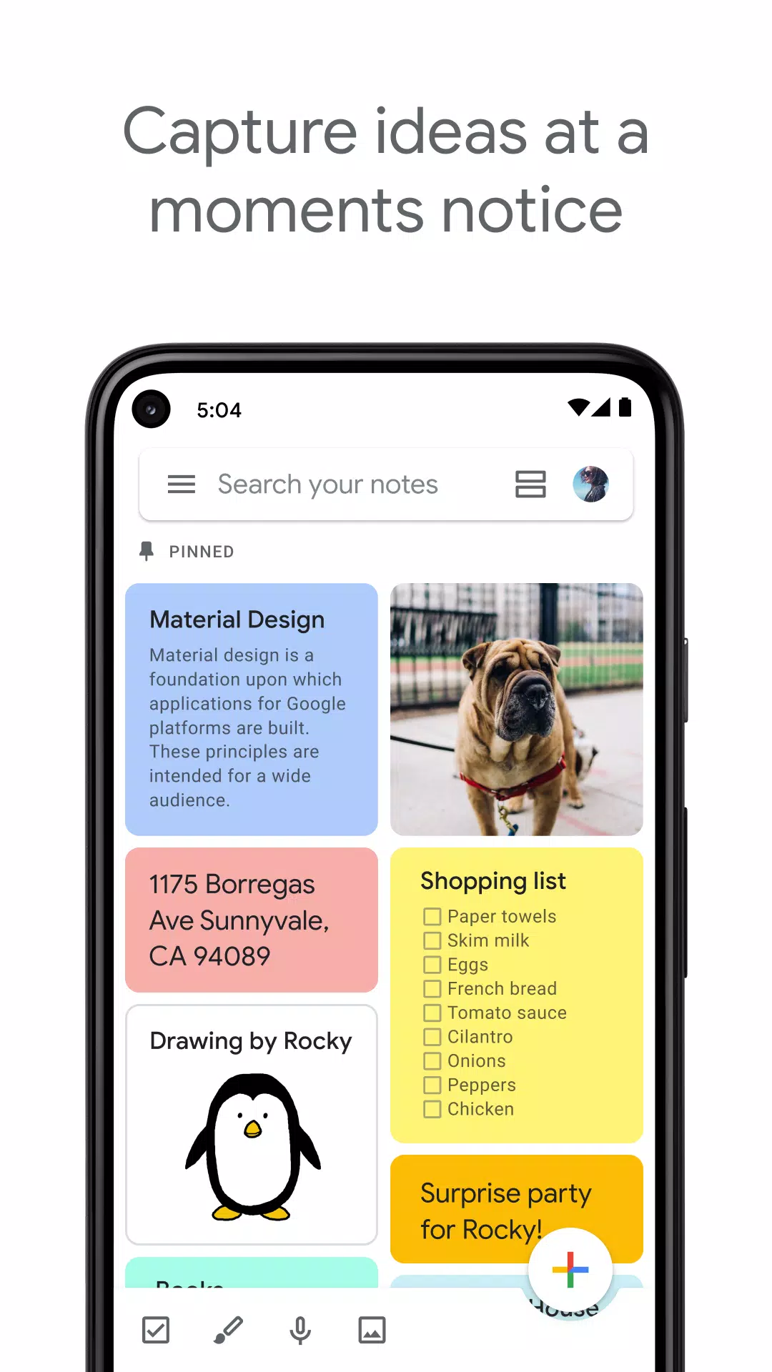 Google Keep - メモとリスト スクリーンショット 0