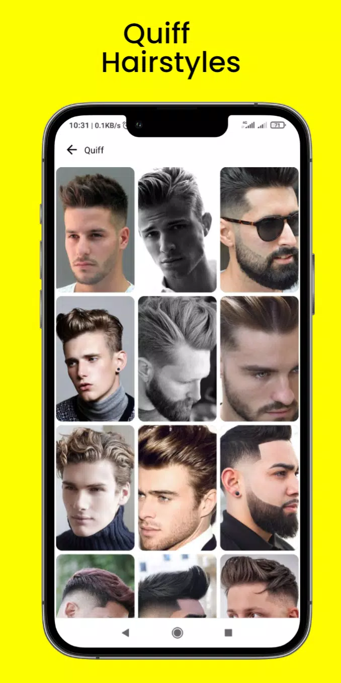 Mens Latest Hairstyles 2023 Ekran Görüntüsü 1