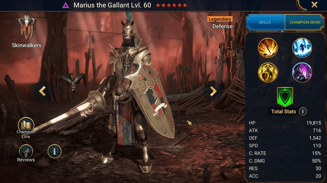 RAID: Shadow Legends - Marius The Gallant Missions Guide