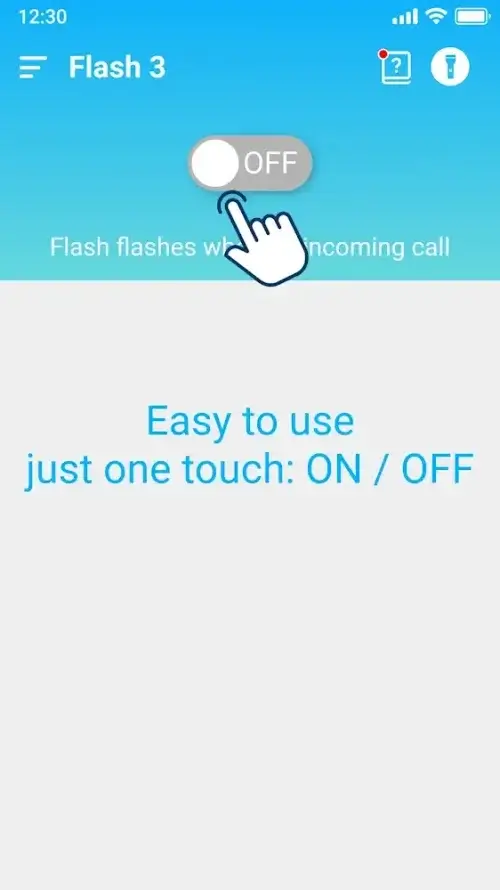 Flash Notification On Call (Flash Alerts 3) Скриншот 2