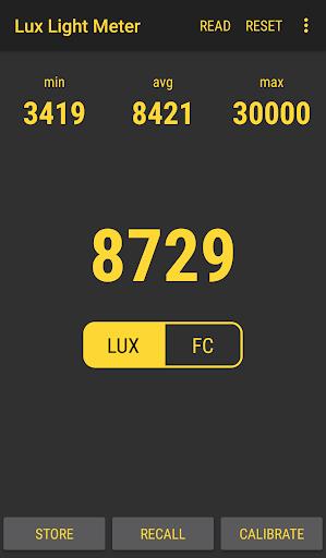 Lux Light Meter Pro Tangkapan skrin 0