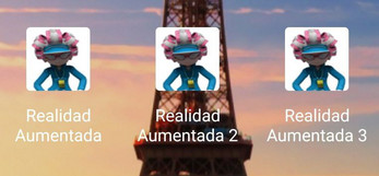 Realidad Aumentada App Android Zrzut ekranu 2