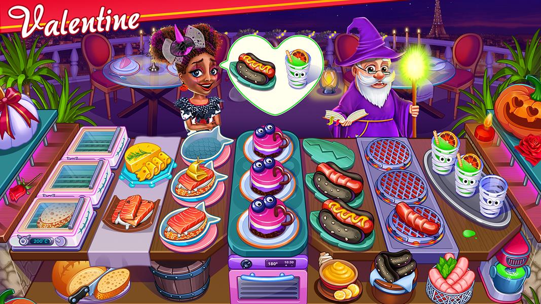 Halloween Street Food Shop Restaurant Game スクリーンショット 0