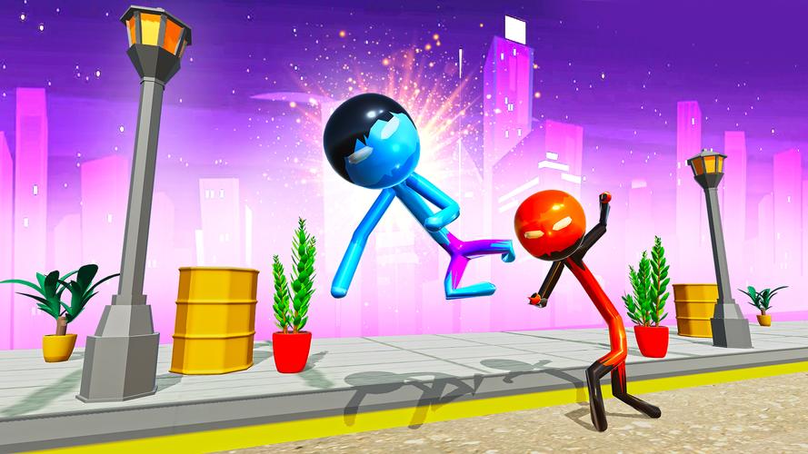 Stickman Ninja Fight: Ropehero Captura de tela 3