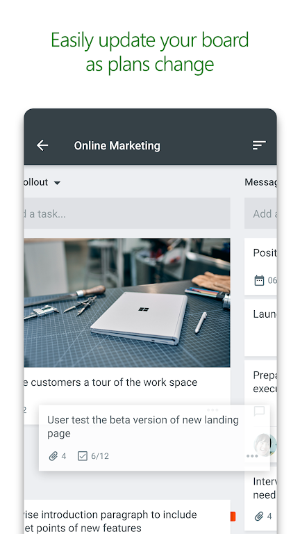 Microsoft Planner Tangkapan skrin 3