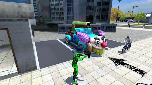 Rope Frog Ninja Hero Car Vegas Tangkapan skrin 3