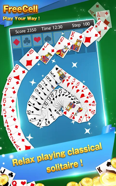 Solitaire - FreeCell Card Game スクリーンショット 2