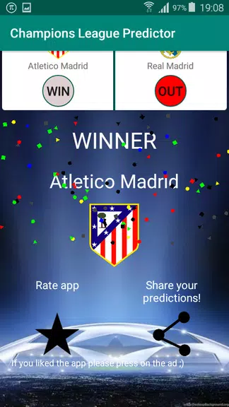 Champions Football Predictor Screenshot 2