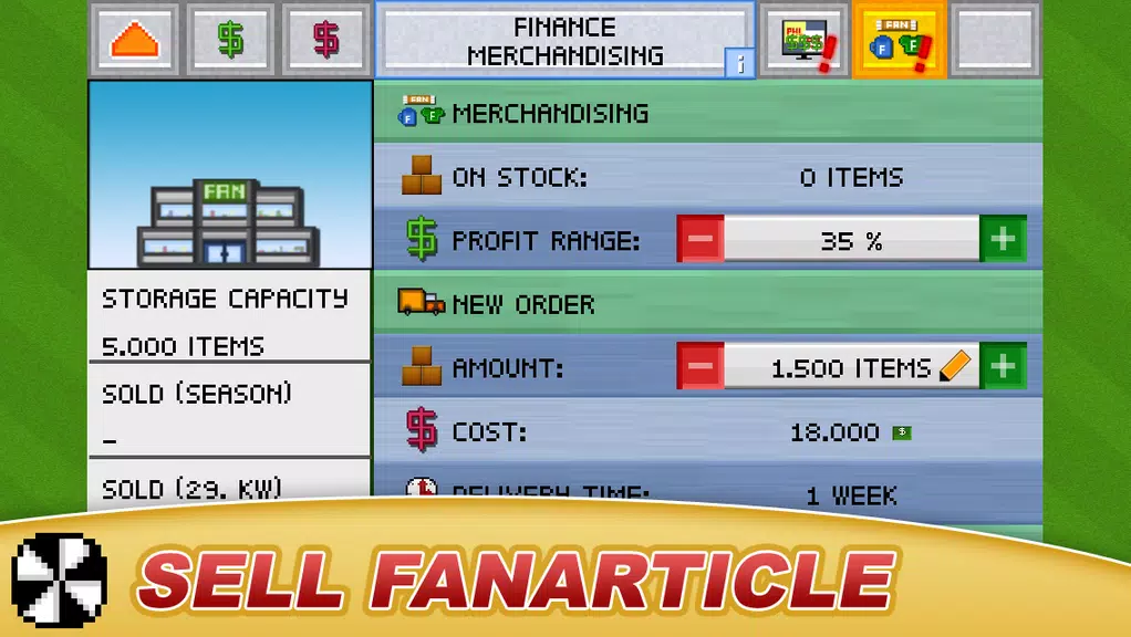 Soccer Pocket Manager Captura de pantalla 3