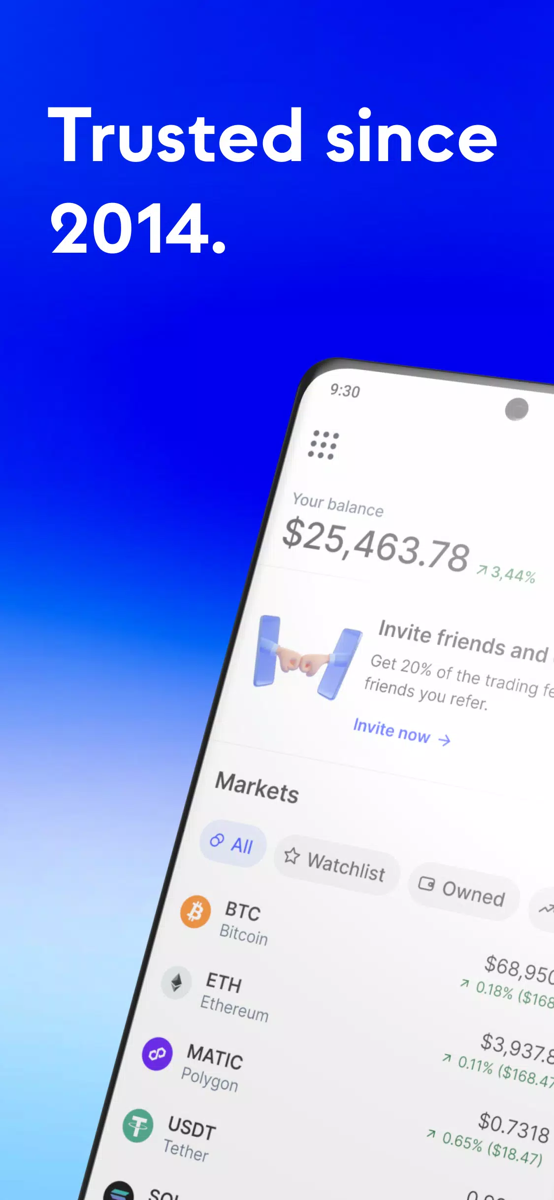 Coinhako: Buy Bitcoin & Crypto 螢幕截圖 0