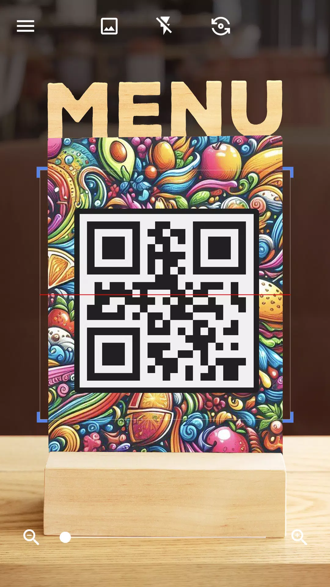 QR & Barcode Scanner ဖန်သားပြင်ဓာတ်ပုံ 0
