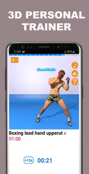 Kickboxing fitness Trainer Zrzut ekranu 3