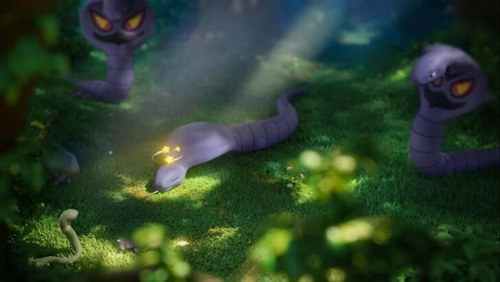 Ekans brillanti e arbok