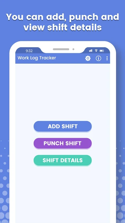 Work Log - Work Hours Tracking Screenshot 1