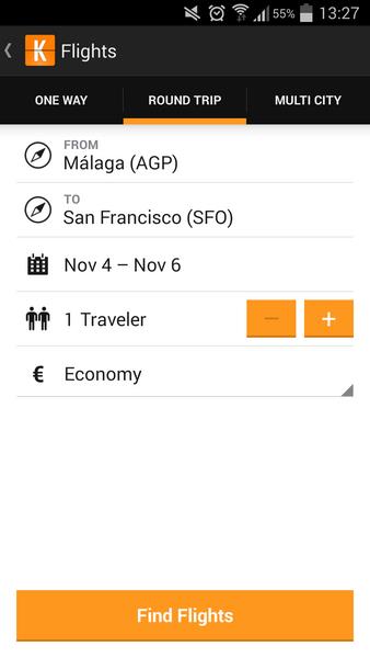 KAYAK: Flights, Hotels & Cars Screenshot 0