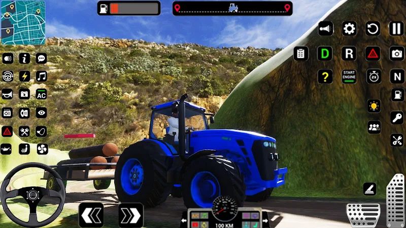 Tractor Trolly Driving Games Schermafbeelding 0