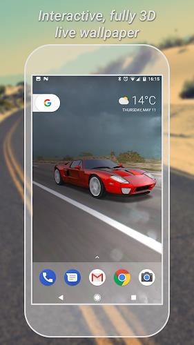 3D Car Live Wallpaper Lite Screenshot 0