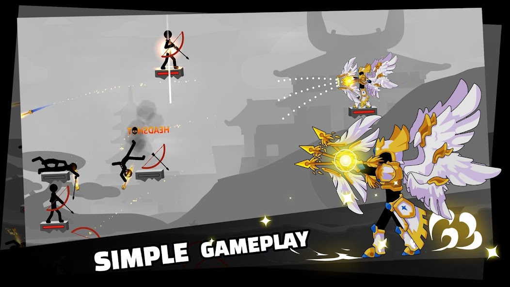 Stickfight Archer Mod ภาพหน้าจอ 0