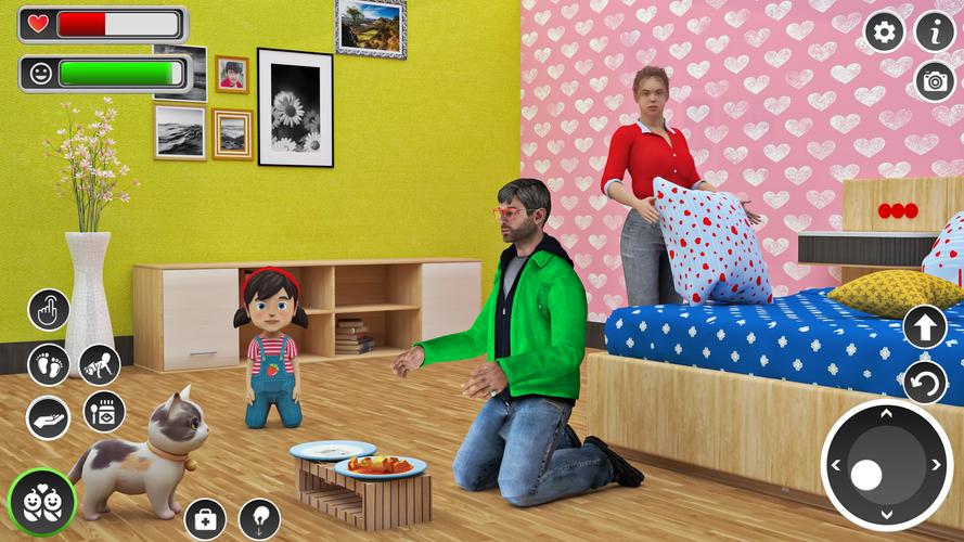 Virtual Mom Dad: Baby Games スクリーンショット 1