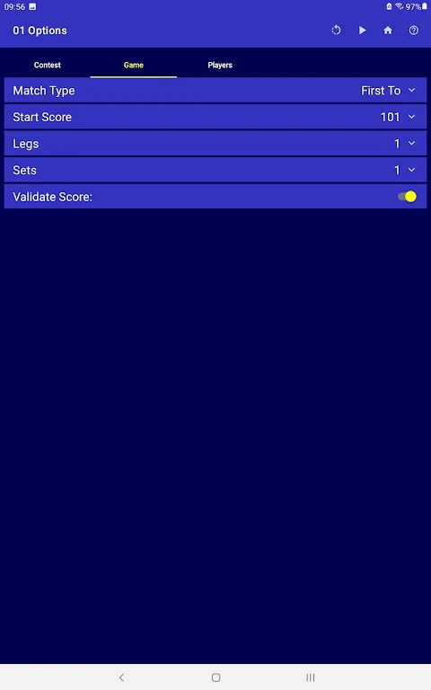 Double Top Darts Scoreboard スクリーンショット 2