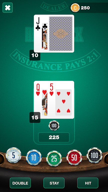 Schermata BlackJack TwentyOne 3