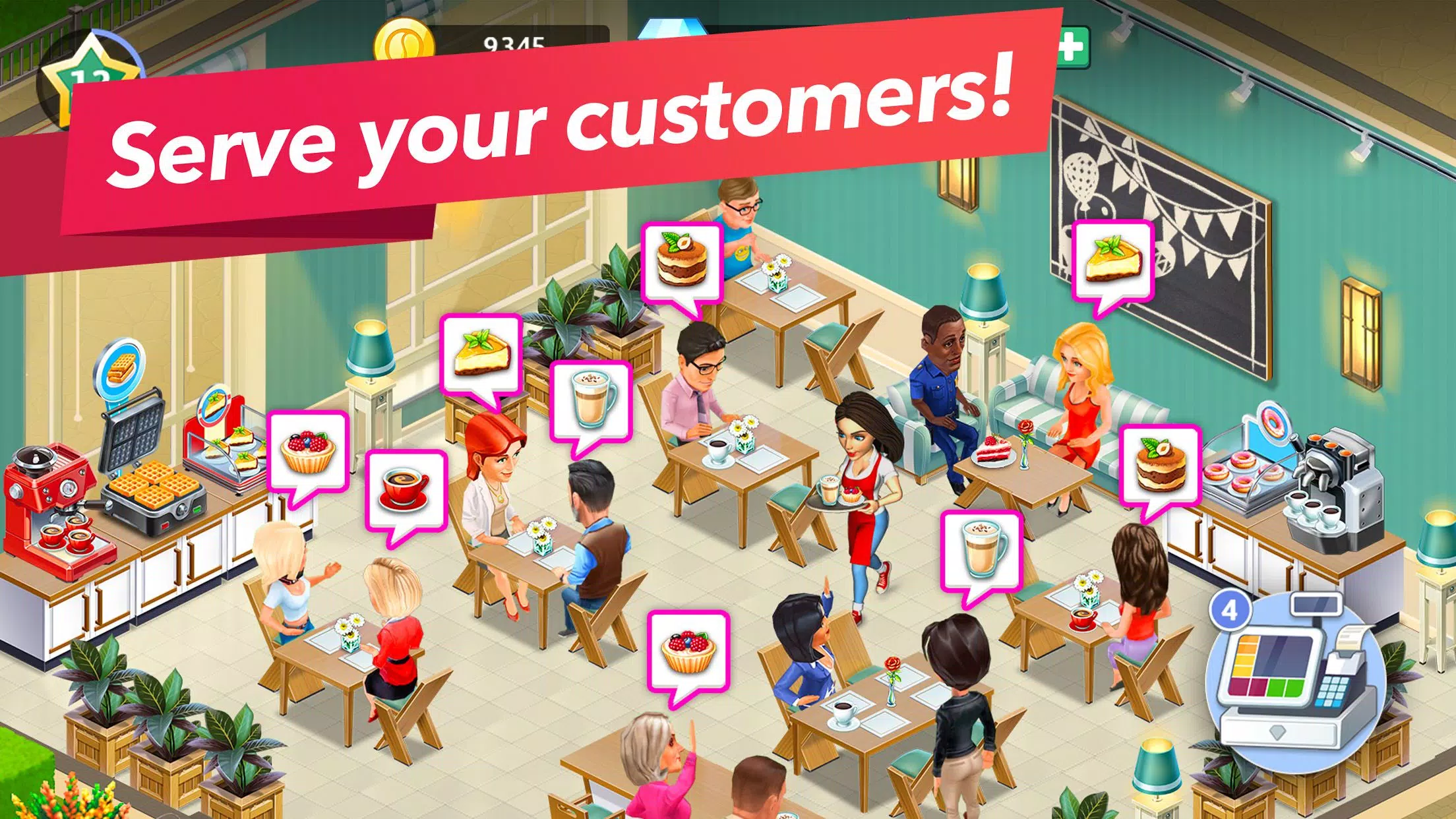 Mein Café — Restaurant-spiel Screenshot 2