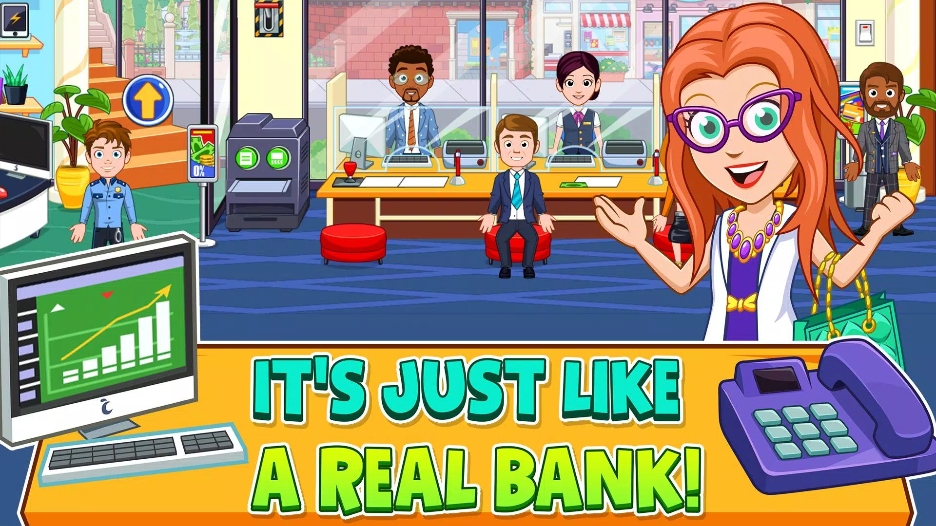 My City : Bank Tangkapan skrin 1