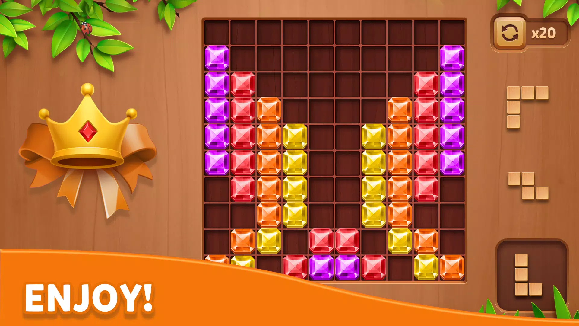 Schermata Cube Block - Woody Puzzle Game 3