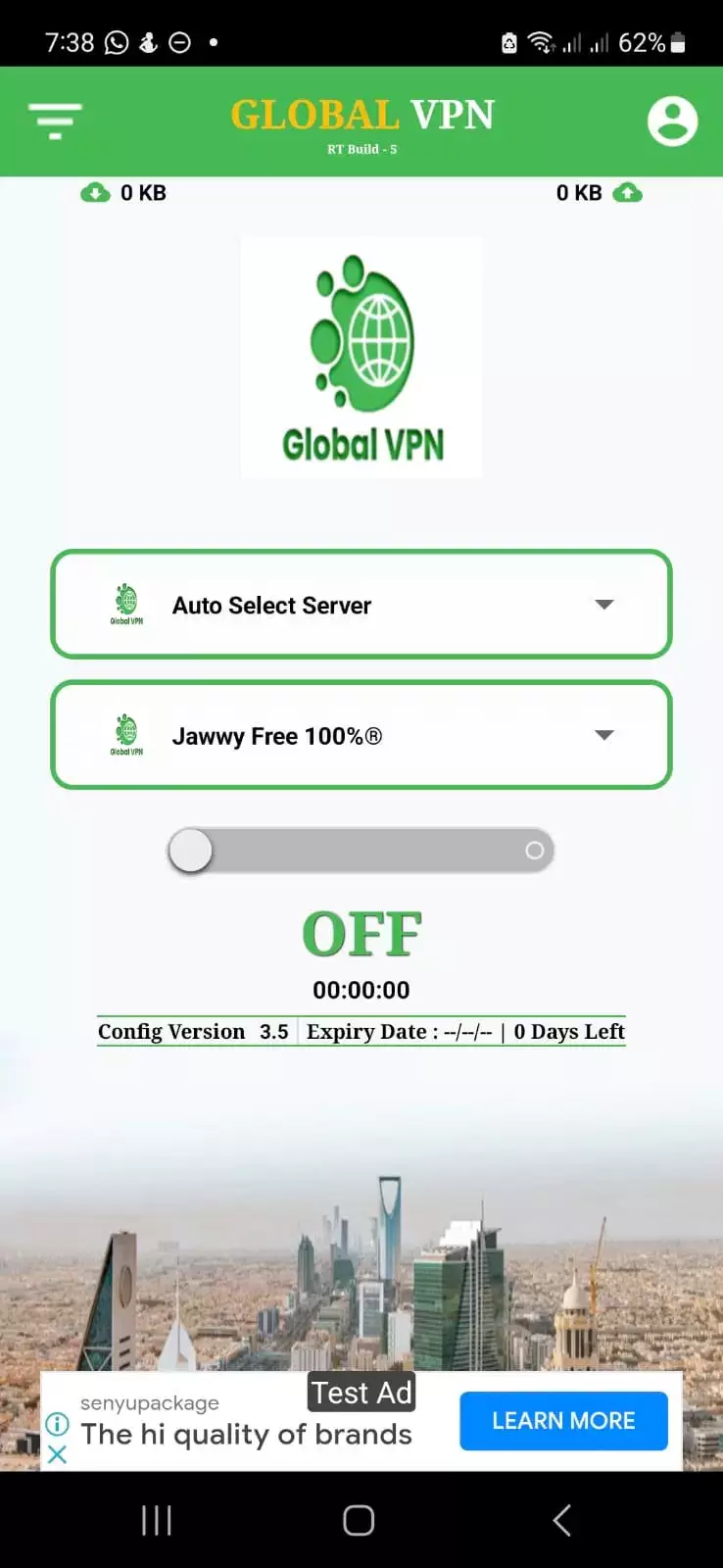 Global VPN Zrzut ekranu 2