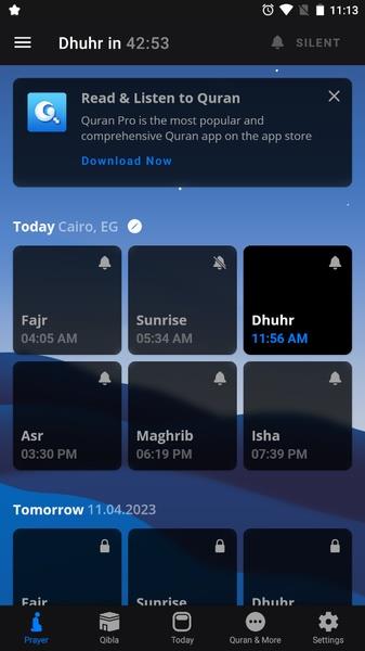 Athan Pro - Gebetszeiten Azan Screenshot 0