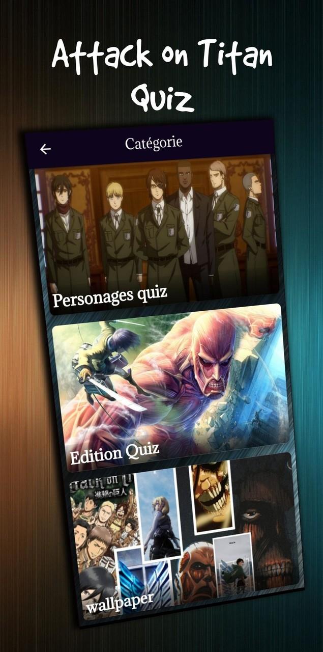 attack on titan character quiz 螢幕截圖 1