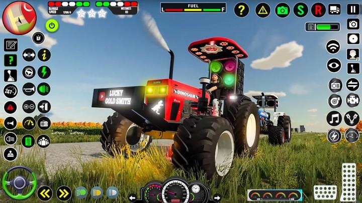 Real Farm Indian Tractor Game ภาพหน้าจอ 0