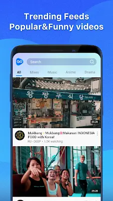 GoTube: Video & Music Player স্ক্রিনশট 1